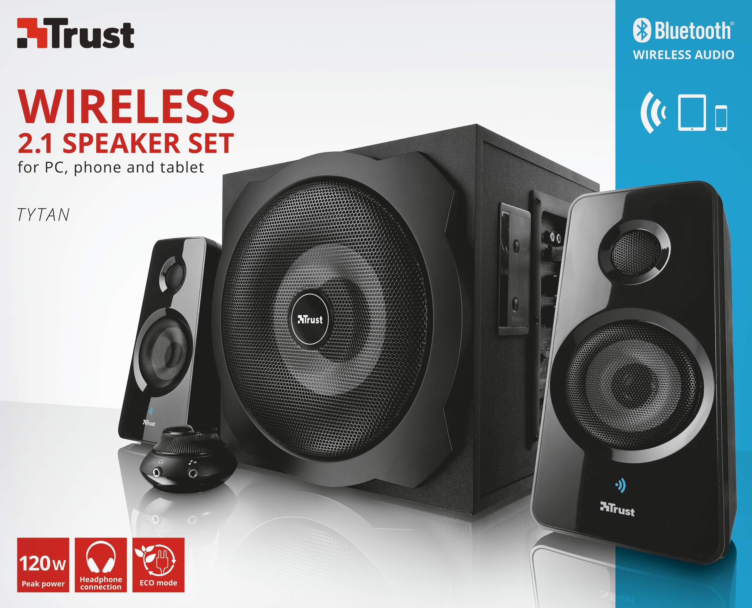 trust wireless 2.1 speaker set