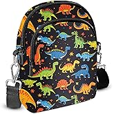 sagacitrix Dinosaur Crossbody Purse for Women Casual Cell Phone Bag Waterproof Shoulder Bags Travel
