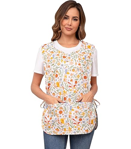 thumbnail image 2 of Waterproof Apron TFTAFAN Cobbler Apron Unisex Apron With 2 Deep Pockets Art Smock For Painting Cleaning Artiest Apron Work Kitchen, Black, 1 Cleaning Apron 2 of 11
