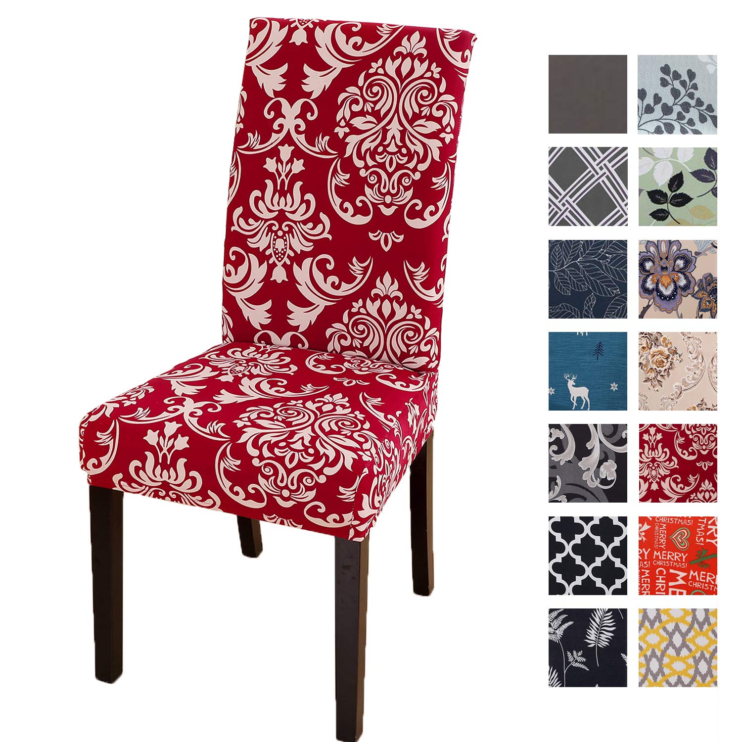 Best red dining room chair cover