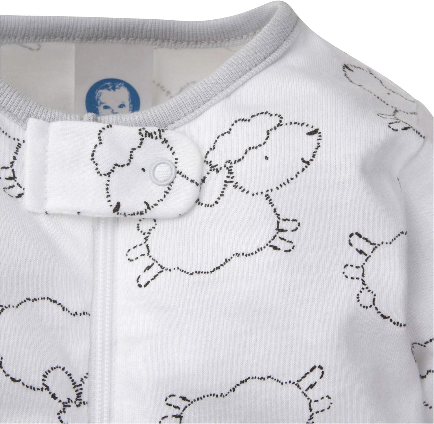 Gerber Baby Girls' 4-Pack Sleep N' Play: Clothing