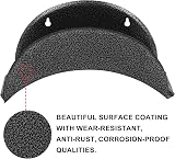 GARTOL Hose Hanger High Carbon Steel Wall Mount Garden Holder Black view 2