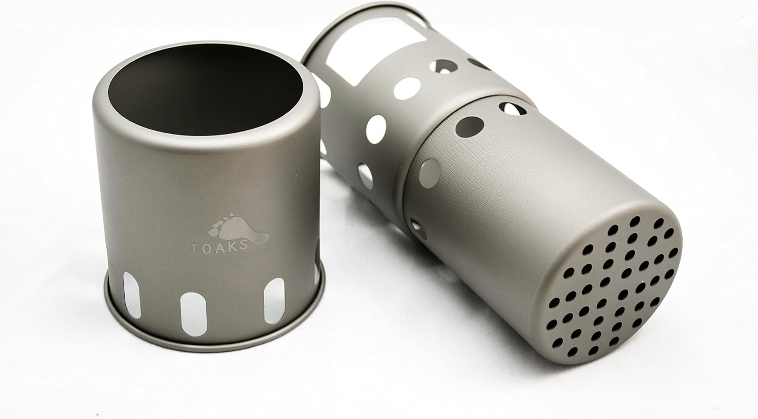 TOAKS Titanium Backpacking Wood Burning Stove (Stove Only), Metallic Silver - Image 3