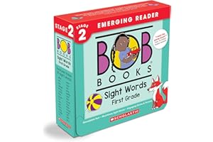 Bob Books - Sight Words First Grade Box Set of 10 Paperbacks | Decodable Phonics Books, Ages 4 and up, First Grade, Flashcard