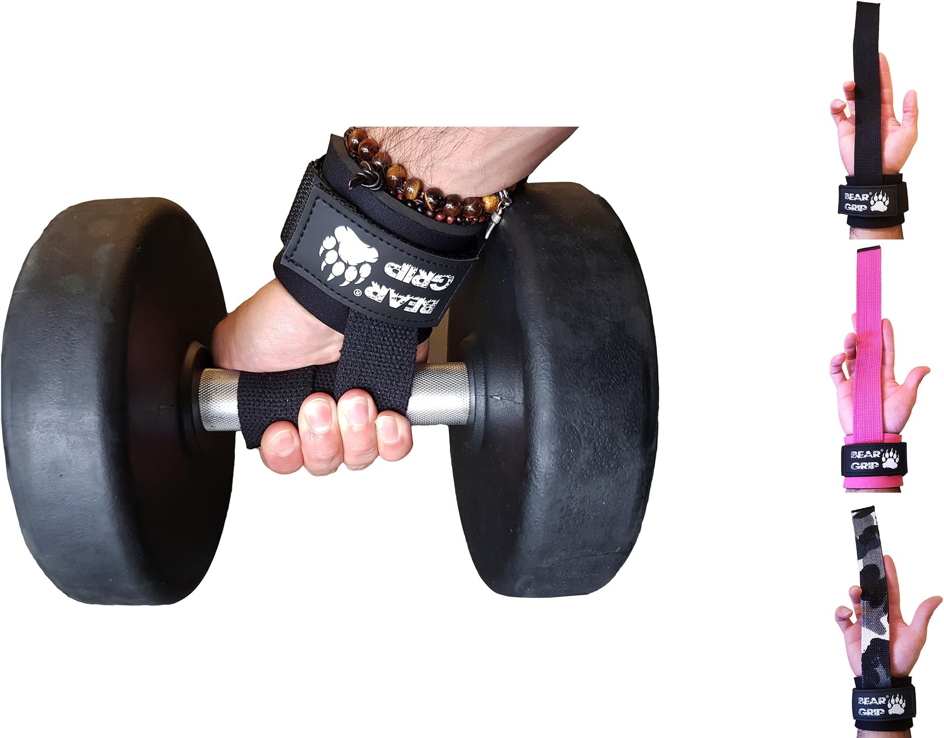 BEAR GRIP Power Straps - Weight lifting Straps