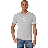 Life is Good. Mens Crusher Tee Half Full, Heather Gray