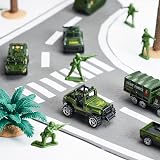 JOYIN 25 in 1 Military Truck Playset with Soldiers & Vehicles view 8