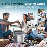EUHOMY Ice Maker Countertop 9 Cubes in 6 Minutes Self-Cleaning 12kg/24h view 7