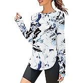 ZHENWEI Women's Long Sleeve Sun Shirt UV Protection Workout Tops Lightweight UPF 50+ Golf Gym Hiking Shirts Outdoor Clothing