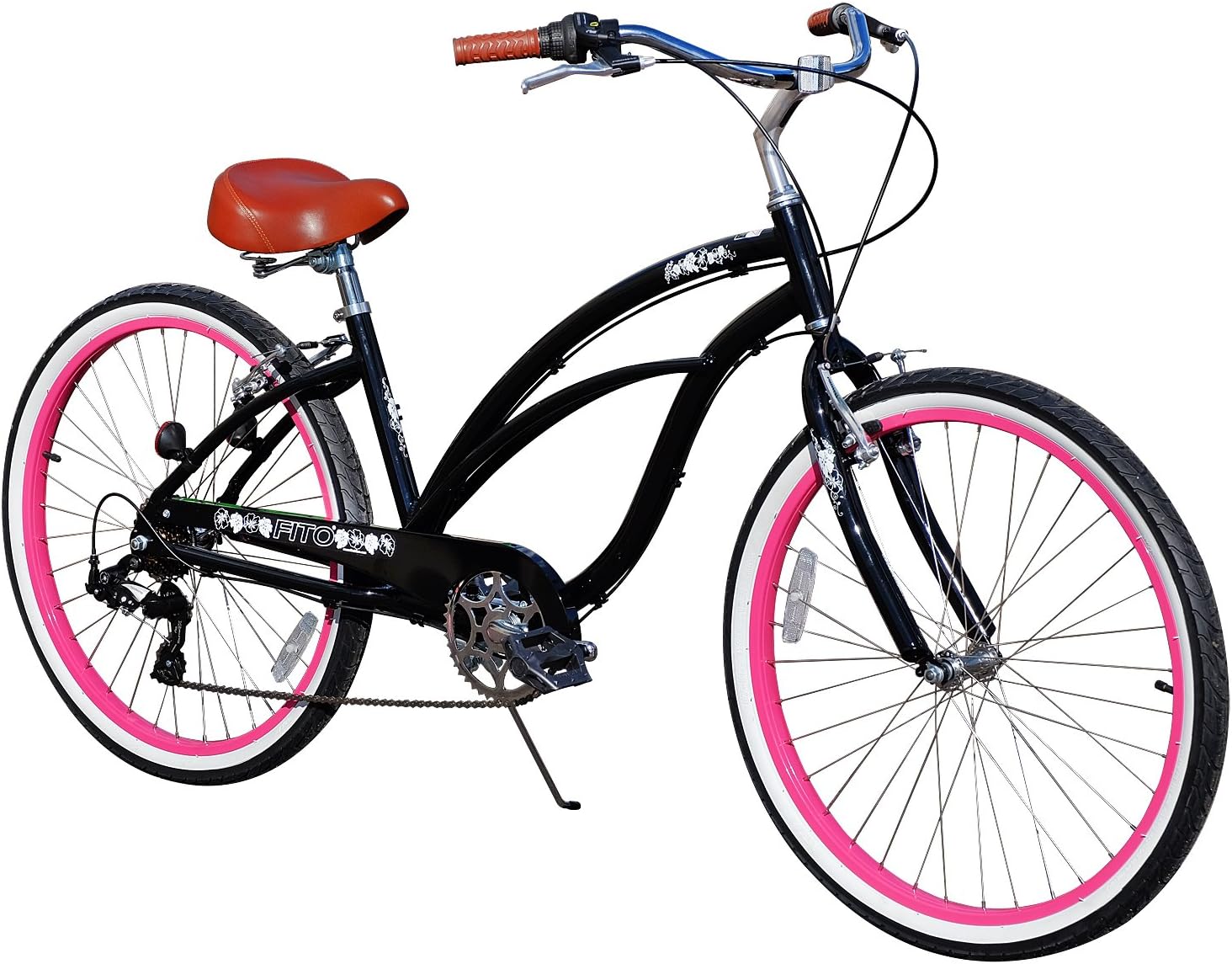 Fito Women's Marina 2.0 Aluminum Alloy 7 Speed Beach Cruiser Bike