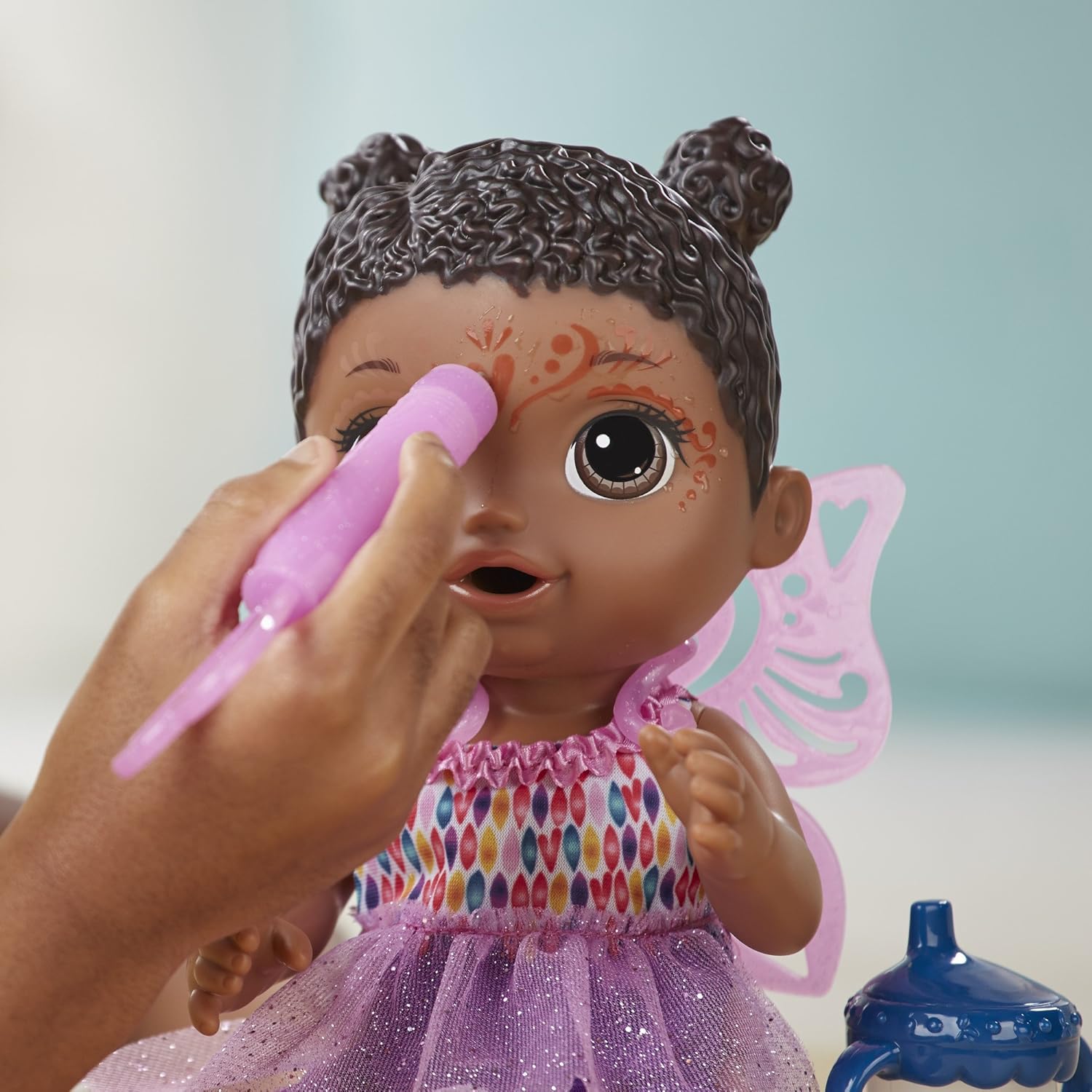 baby alive face paint fairy