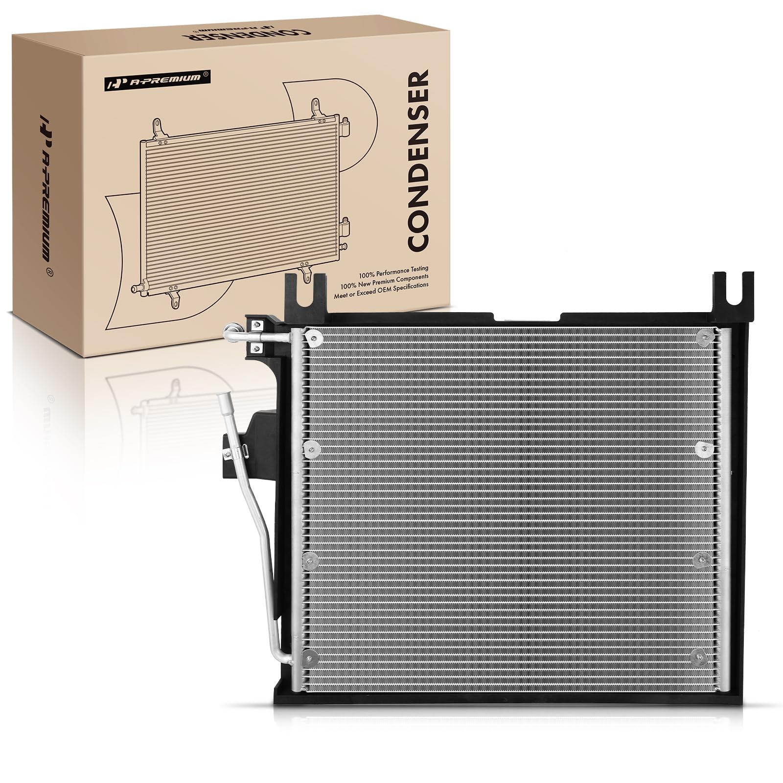 Condensador de aire acondicionado A-Premium compatible con Dodge
