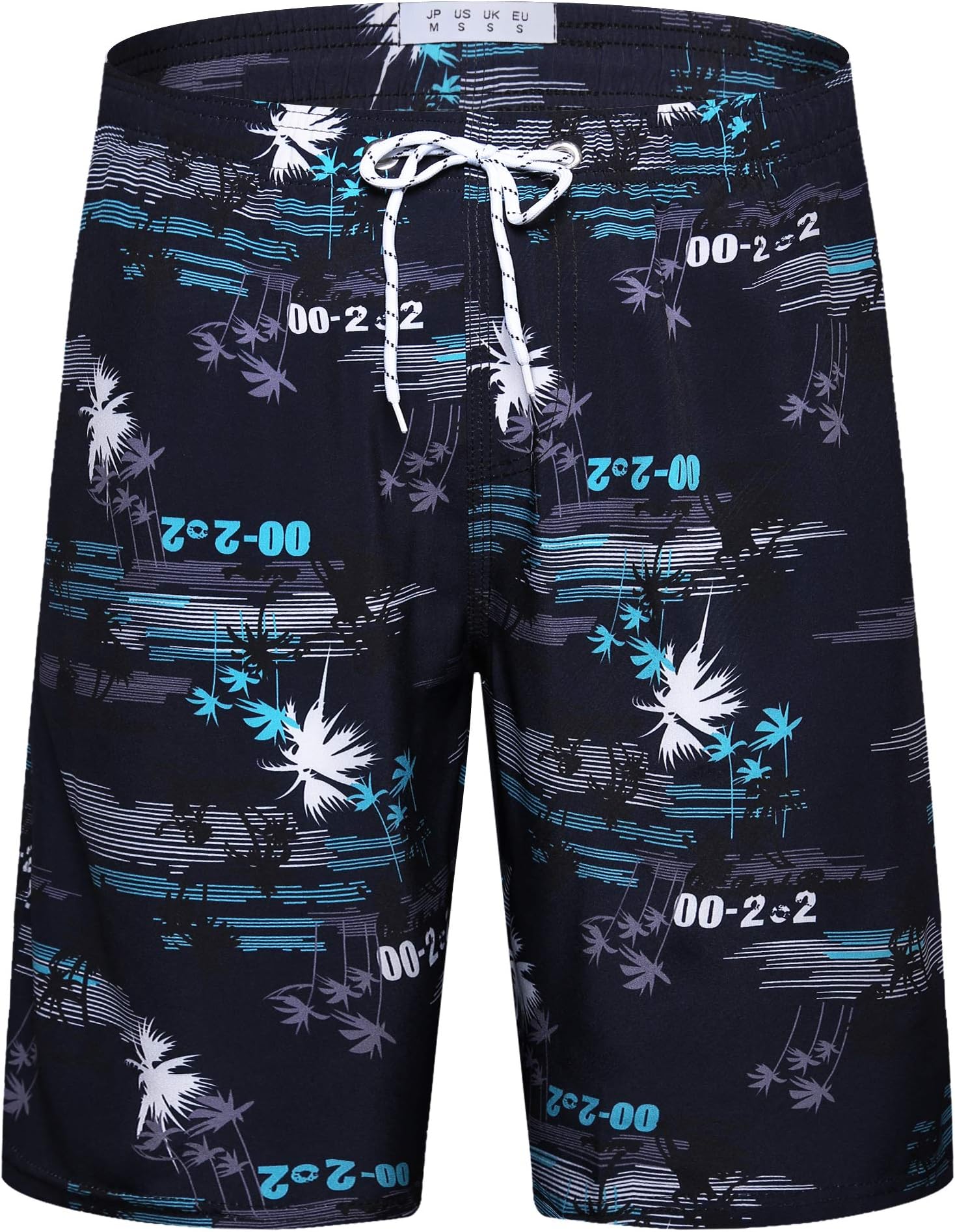 Men's 9" Swim Trunks Long Board Shorts Beach Swimwear Bathing Suits with Mesh Lining and Pockets