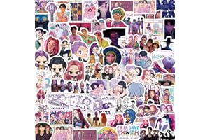 Dagmar 74Pcs KPop Demon Girl Stickers,Waterproof Vinyl Korean Music Idol Movie 3D Anime Decals for Laptop Water Bottle Phone 