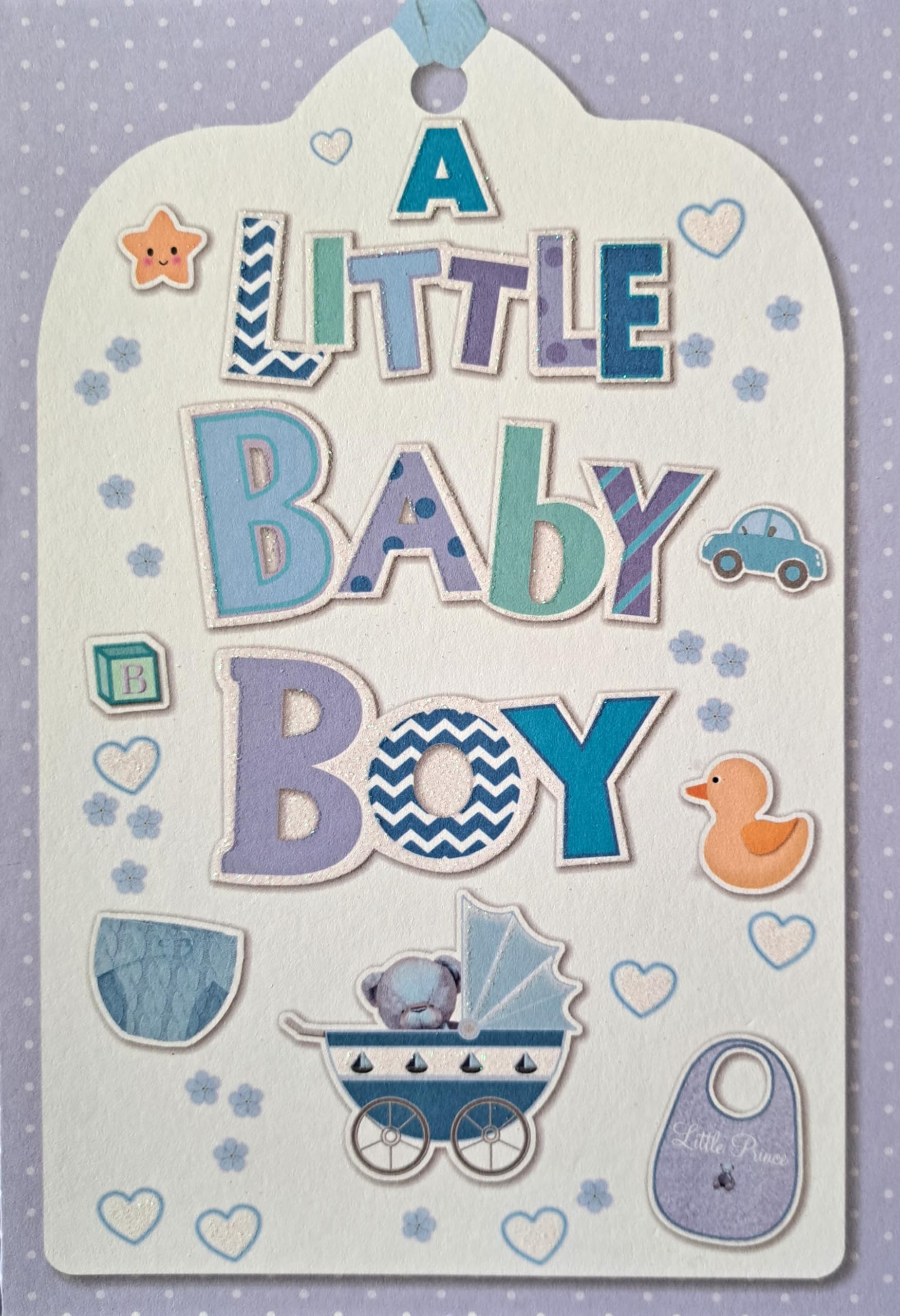 Little Baby Boy Newborn Greeting Card 13 x 20 Centimetres Quality Card