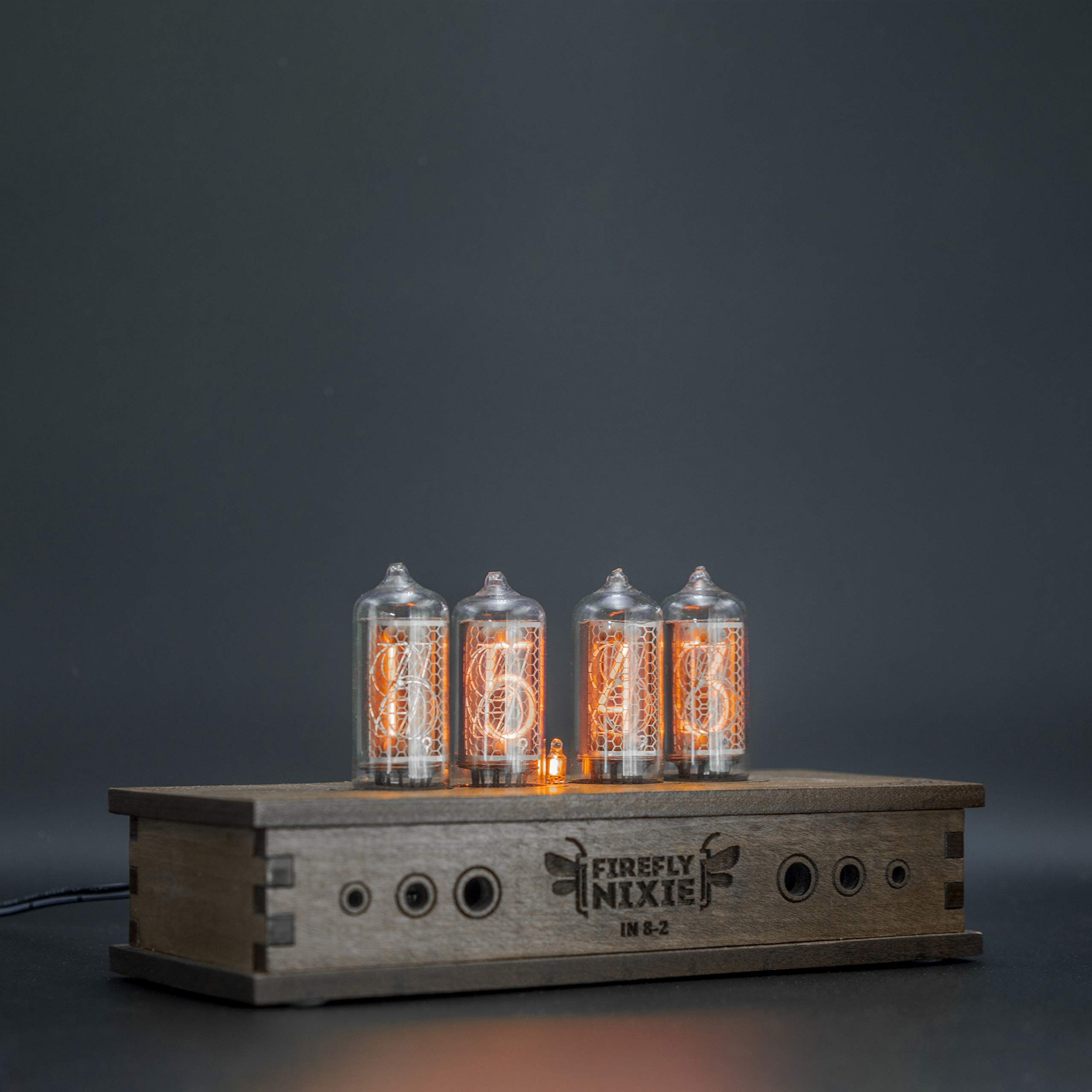 Nixie Tube Clock 4x IN82 Nixie Tubes Vintage Retro Desk Clock Fully