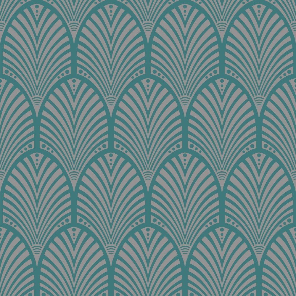 Holden Decor Opulence 65253 Paper Wallpaper, Turquoise 65253, 10.05 m x 0.53 m - Image 3