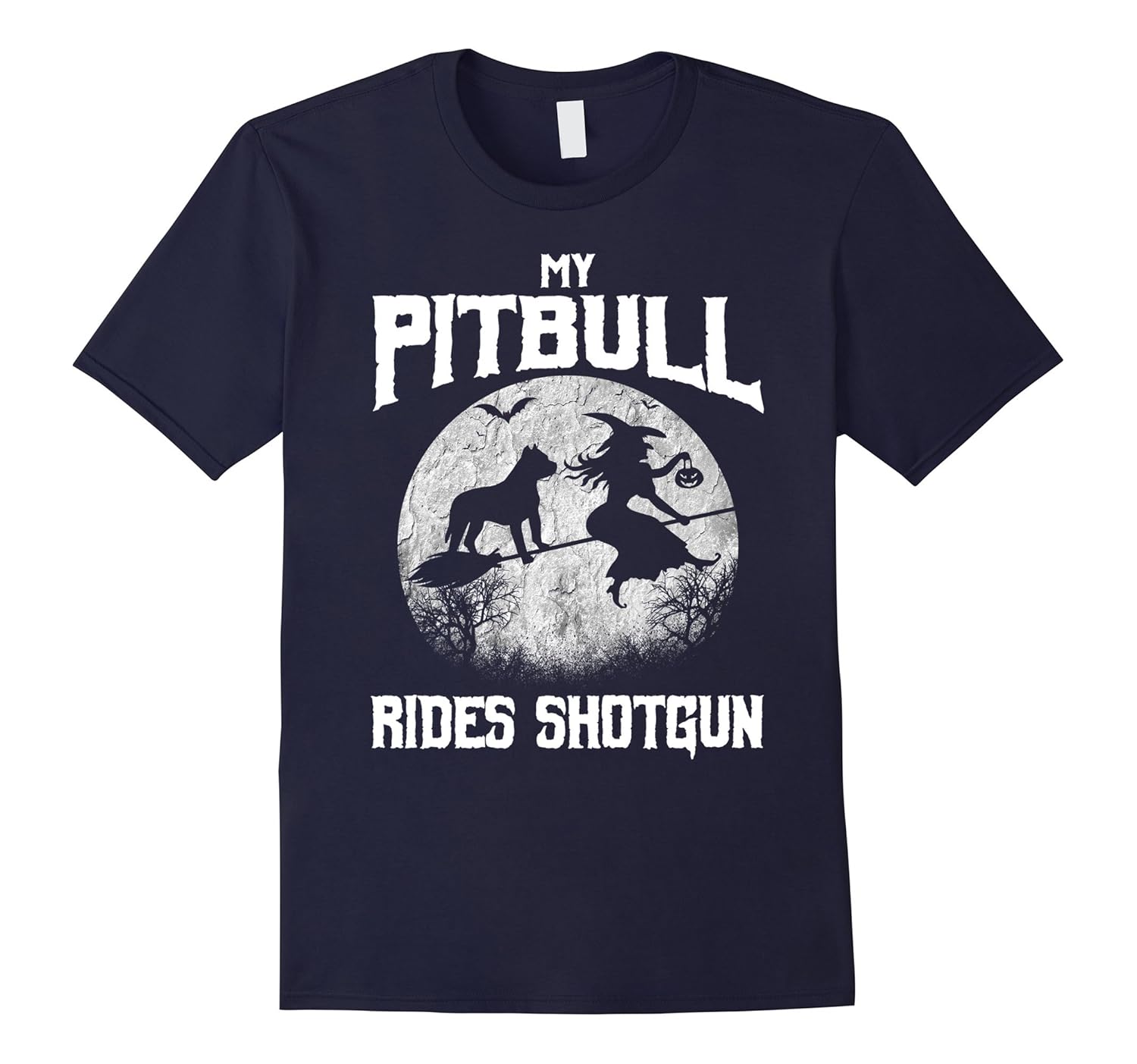 My Pitbull Rides Shotgun T-shirt Dog Pet Gifts-ANZ