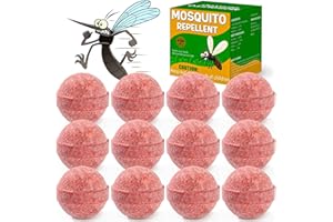 YJOO Mosquito Repellent for Indoor Outdoor, Natural Mosquito Outdoor Patio, Repellent Mosquito for Yard, Fly Mosquito Control for Room, Mosquito Deterrent for Camping, Backyard, Travel, Human Safe, 12Pack