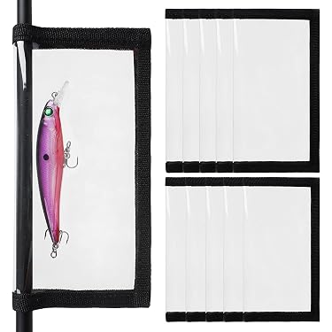 Lot De 10 Filets De Rangement Pour Appâts – Sacs En Tissu Non-tissé, Cordon Coulissant, Légers Et Résistants, Pour Pêche En Eau Douce Ou Salée, Taille 20x15 Cm