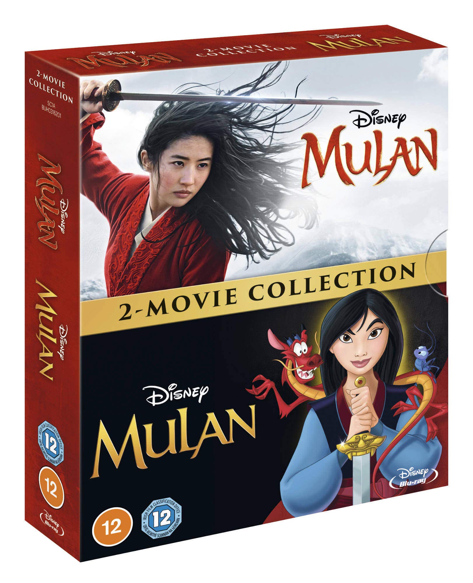 Disney's Mulan (2020) + Mulan animated Double Pack