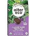 Alter Eco |Classic Dark Chocolate Truffles | Pure Dark Cocoa, Fair Trade, Organic, Non-GMO, Gluten Free (10 Count (Pack of 1))