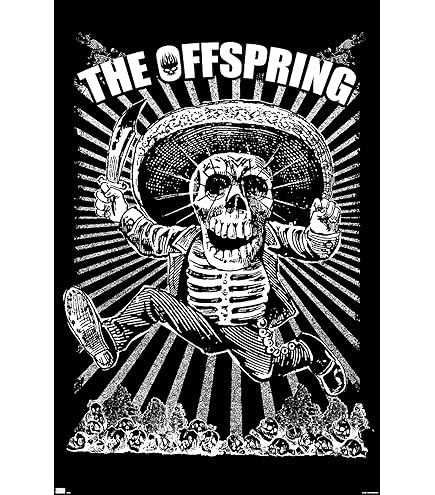 ZHENGY Poster Sur Toile Music The Offspring - Décoration