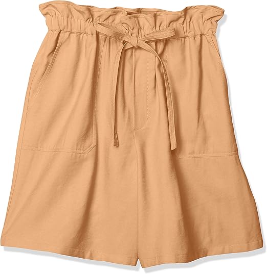 Amazon フリーズマート ハーフパンツ ドロストリボンハーフパンツ レディース 131 キャメル 日本 S 日本サイズs相当 ショートパンツ 通販