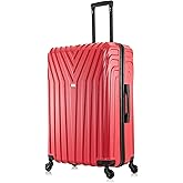 InUSA VASTY 28-Inch Large Hardside Spinner Luggage Lightweight Durable Red
