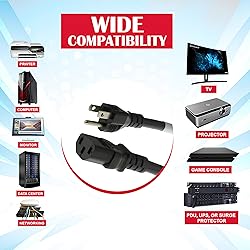 Cables and Kits - Heavy Duty AC Power Cord 6ft