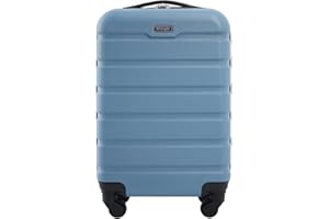 Wrangler Hardside Spinner Luggage, Blue Heaven, Carry-On 20-Inch