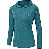 TBMPOY Womens UPF 50+ Sun Protection Hoodie Shirt Long Sleeve Fishing Hiking Outdoor UV Shirt Lightweight