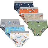 Hanes boys Potty Training Underwear, Light Leaks Toddler Cotton Briefs and Boxer Briefs, Multi-pack