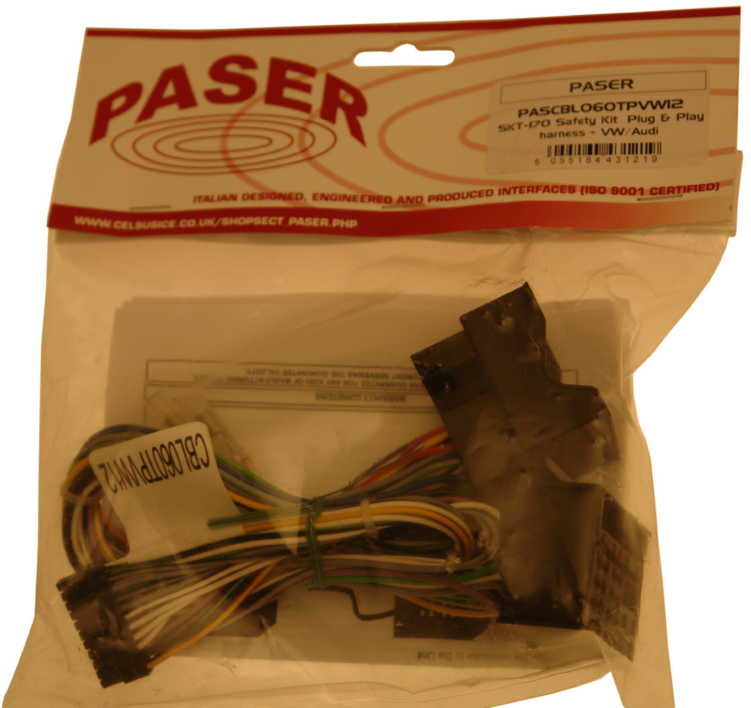 Celsus PASCBL060TPVW12 Safety Kit Plug and Play Harness