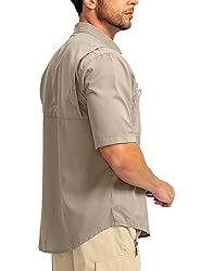 Men's Fishing Shirts with Zipper Pockets UPF