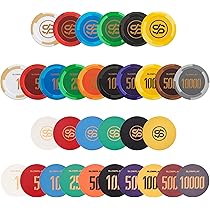 SLOWPLAY Poker Chip Sample Set | Godel Clay Poker Chips