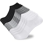 ATBITER 12 Pairs Ankle Socks Women and Men Low Cut No Show Athletic Running Short Socks