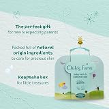 Childs Farm Baby Gifting Suitcase Set: Wash, Bubble Bath, Moisturiser, Nappy view 4