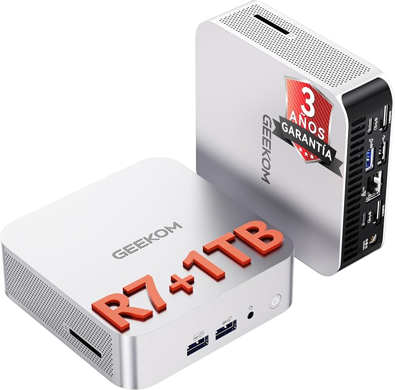 A8 Mini PC con AMD Ryzen 7 8745HS, 1TB SSD+16GB DDR5, Agentic PC