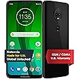 Moto G7 with Alexa Hands-Free – Unlocked – 64 GB – Ceramic Black (US Warranty) – Verizon, AT&T, T–Mobile, Sprint, Boost, Cric