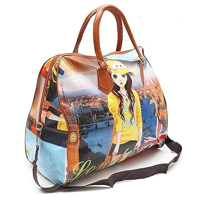 ShoppoZone Womens Digital Polyester Printed Multicolour Travel Hobo Bag