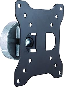 StarTech.com Monitor Wall Mount - Fixed - Supports Monitors 13&rdquo; to 34&rdquo; - VESA Monitor Wall Mount Bracket - Aluminum - Black & Silver (ARMWALL)