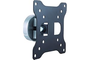 StarTech.com Monitor Wall Mount - Fixed - Supports Monitors 13” to 34” - VESA Monitor Wall Mount Bracket - Aluminum - Black &