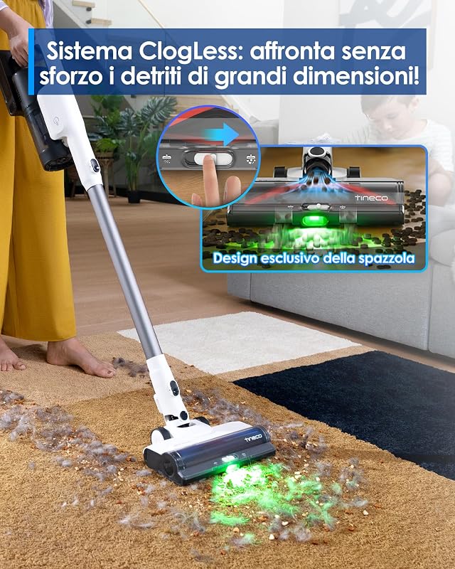 PURE ONE Station 5 Plus Aspirapolvere Senza Fili con Base, 220AW