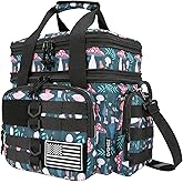 GVGHIDZ Tactical Lunch Bag for Men and Women – Large Insulated, Leakproof, Waterproof Cooler with Dual Compartments and Unique Mushroom Design