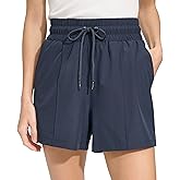 Andrew Marc Womens Pull on Relaxed Stretch Short