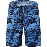 FT FENTENG Mens Swim Trunks Quick Dry Board Shorts with Mesh Liner, Breathable Big &amp; Tall Beach Shorts Swimwear Bathing Suits