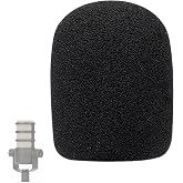 PodMic Pop Filter Foam Cover - Mic Windscreen Wind Cover Customized for Rode PodMic Podcasting Microphone to Blocks Out Plosives