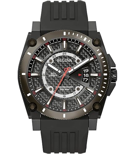 Amazon.com: Bulova Men's Precisionist Gunmetal Ion-Plated