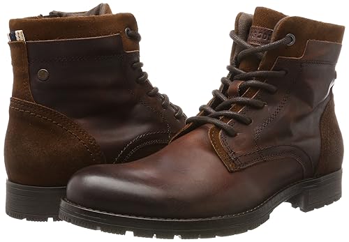 Chaussures montantes hommes pas cher mode  2018 marron cuir